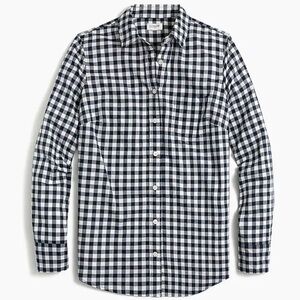 J. Crew Factory Gingham Button Down Shirt